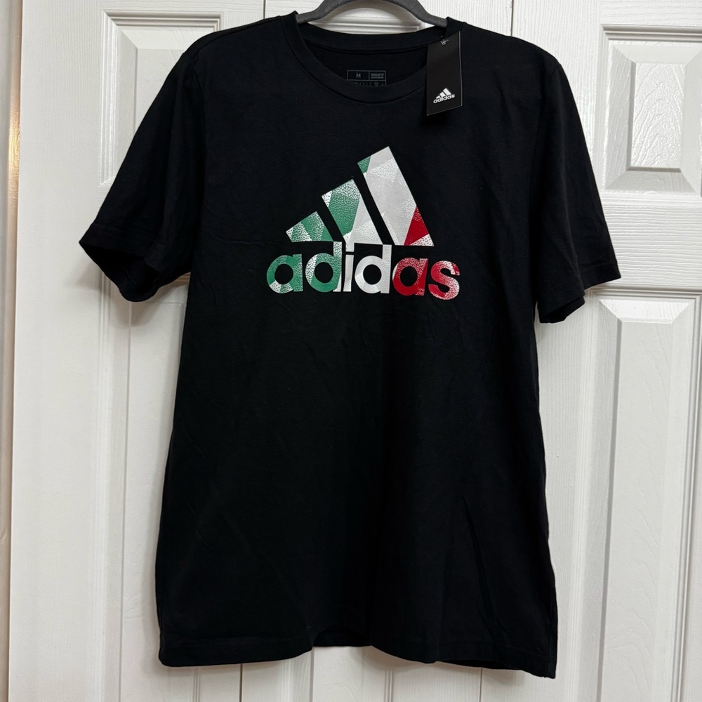 Adidas WC Country Mexico Logo Cotton Graphic Tee Sz Men M